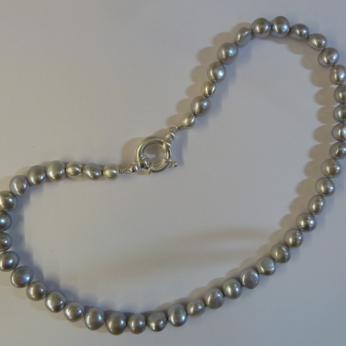 Kette SW-Perlen, 925 Silber